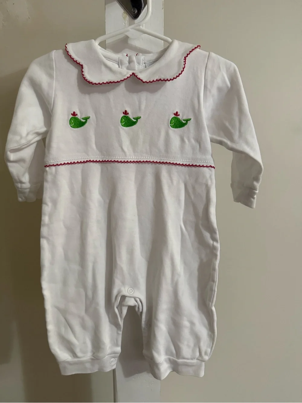 Little English Whale Romper